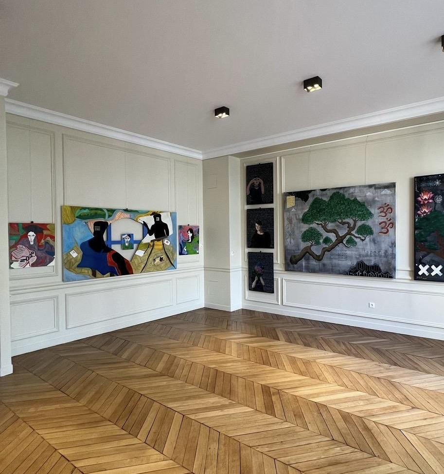 Aurora exhibition installation view at Mayfly Gallery Paris - Piero Montezaro
